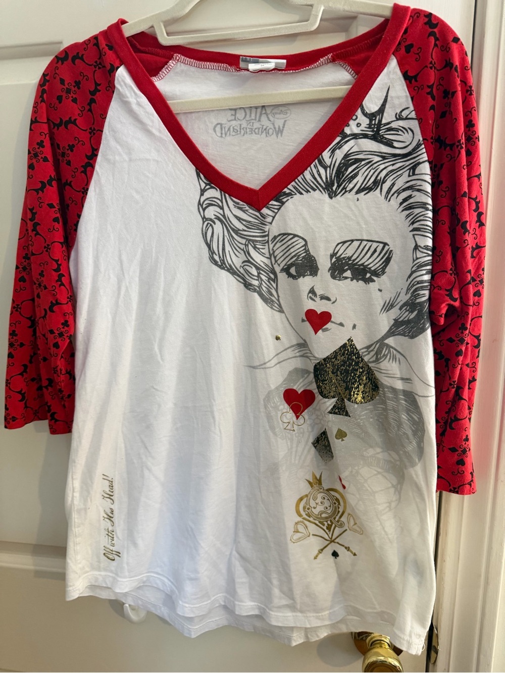 Alice in Wonderful- queen of hearts tee